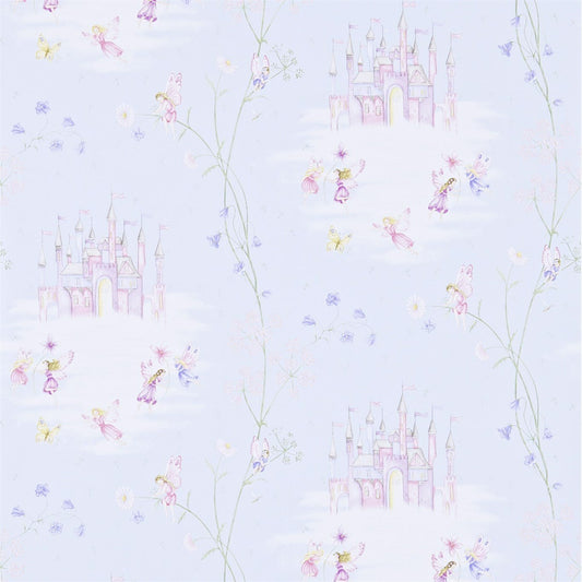 Fairy Castle Wallpaper - Blue - Sanderson - DLIT214045 - Premier Wallcovering