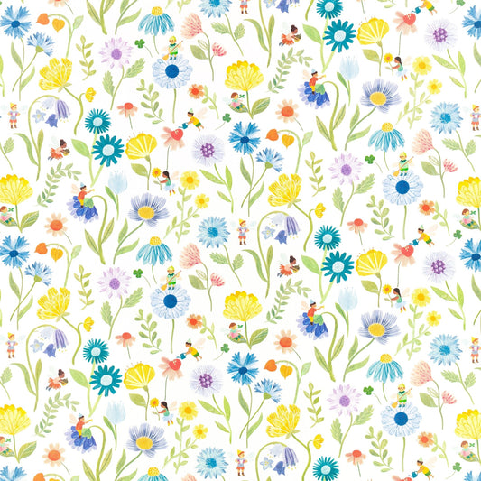 Fairy Garden Wallpaper - Multi - Villa Nova - W645/01 - Premier Wallcovering