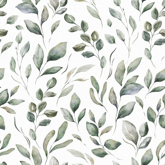 Fallen Foliage Wallpaper - Rustic Greens - LAN100041 - Lucie Annabel - Premier Wallcovering