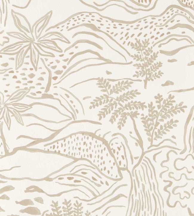 Falling Foss Wallpaper - Linen - Scion - NSCW113266 - Premier Wallcovering
