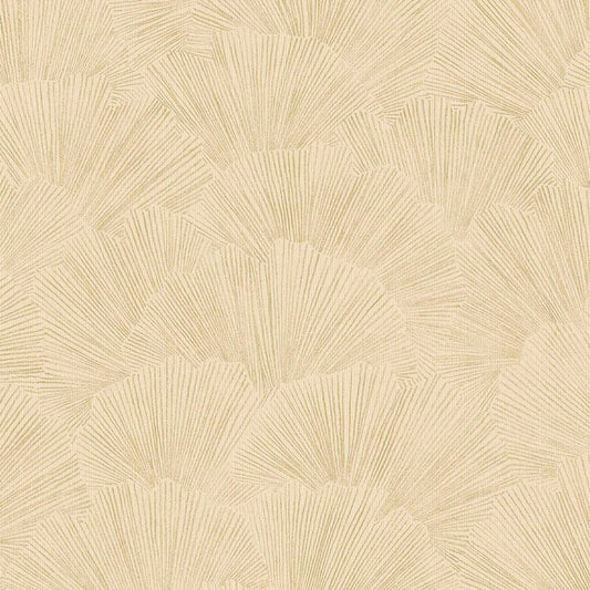 Fan Leaf Oasis Wallpaper - Yellow - Eijffinger - 317330 - Premier Wallcovering