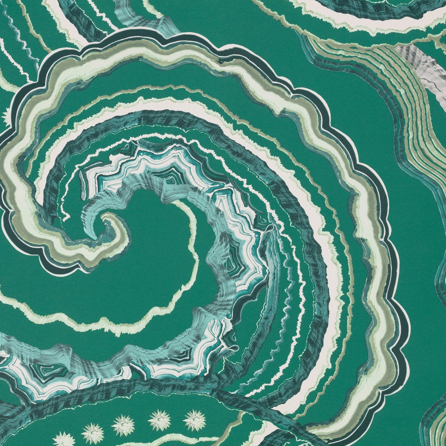 Fantasia Wallpaper - Malachite - Romo - Temperley London - W449/05 - Premier Wallcovering