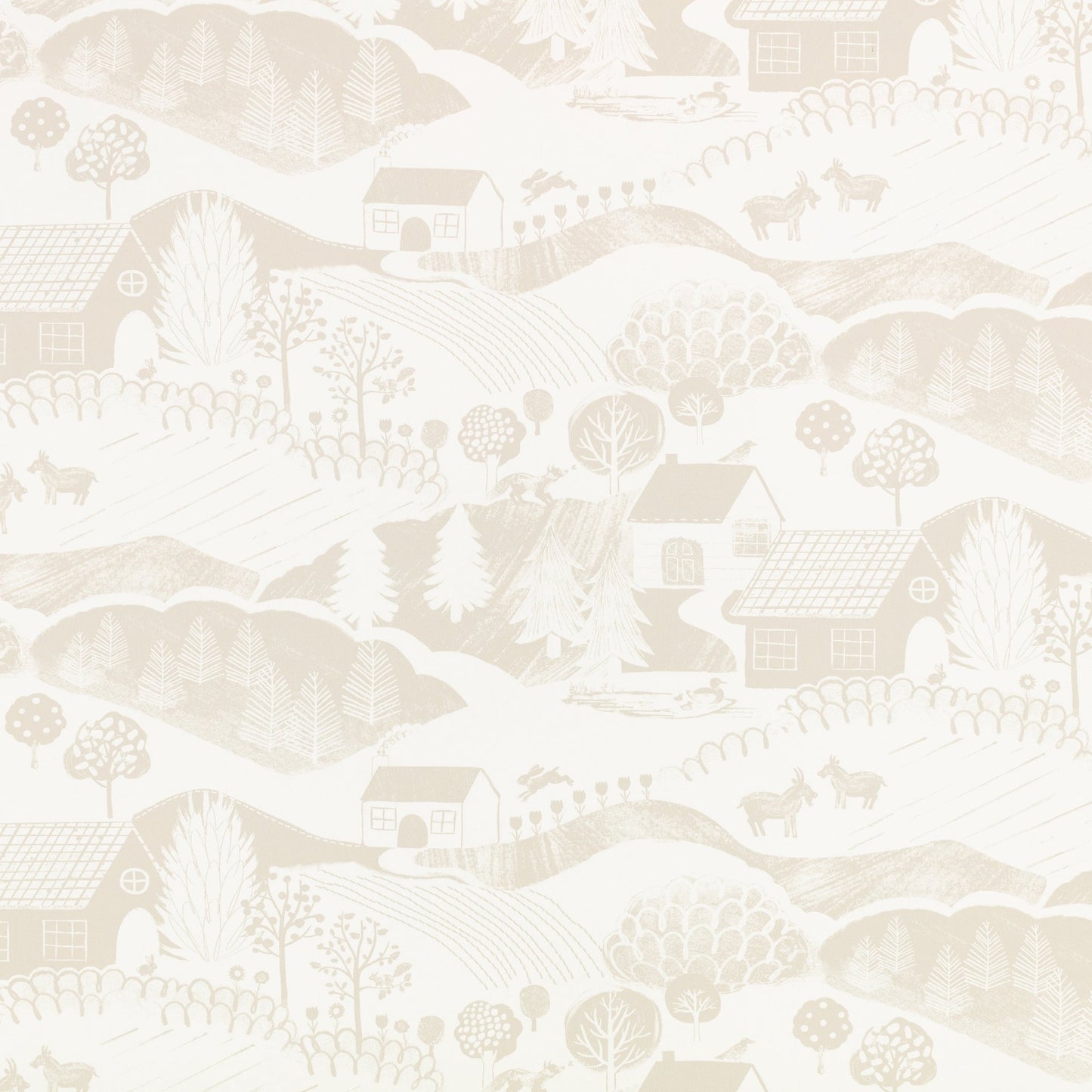 Far Far Away Wallpaper - Birch - Villa Nova - W644/04 - Premier Wallcovering