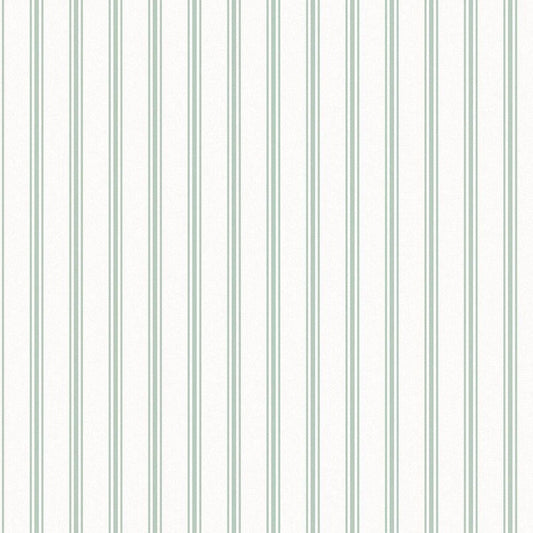 Farnworth Stripe Wallpaper - Sage Green - Laura Ashley - 118483 - Premier Wallcovering