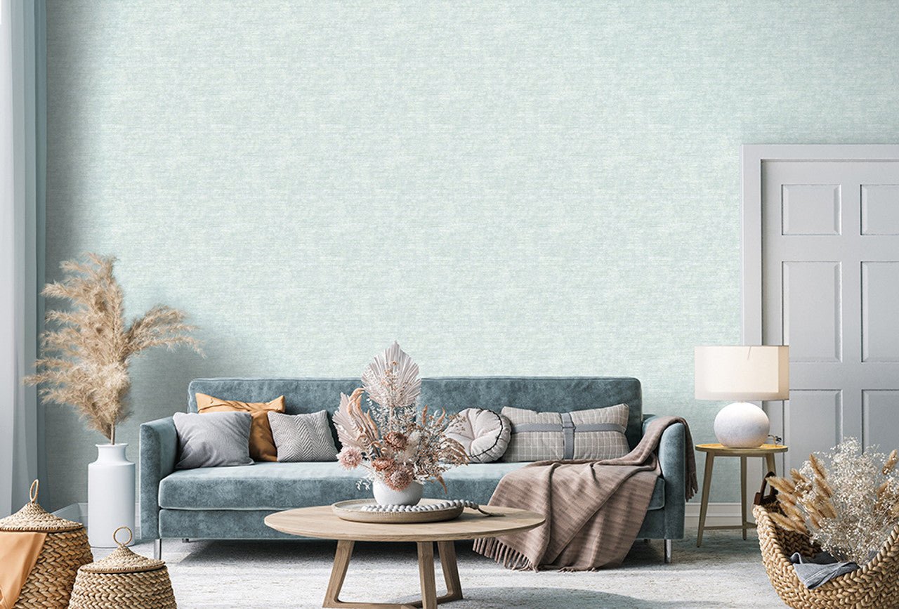 Faro Azulejo Wallpaper - Frost Mint - Hohenberger - 26872 - Premier Wallcovering
