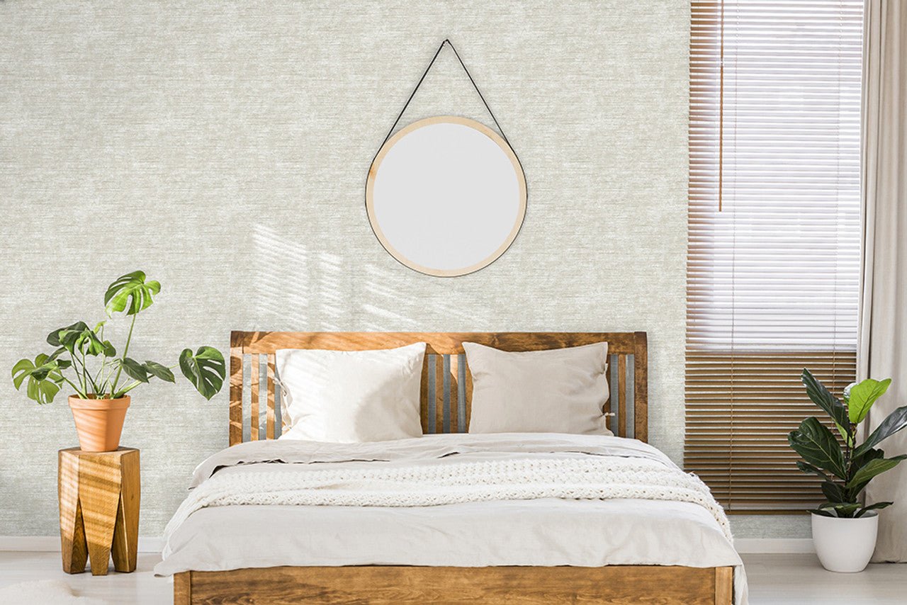 Faro Azulejo Wallpaper - Sand/ Beige - Hohenberger - 26873 - Premier Wallcovering