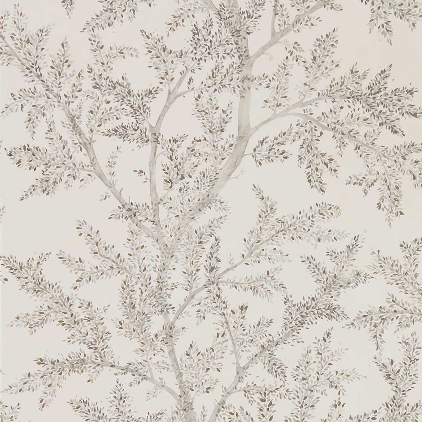 Farthing Wood Wallpaper - Silver - Sanderson - DYSI216612 - Premier Wallcovering