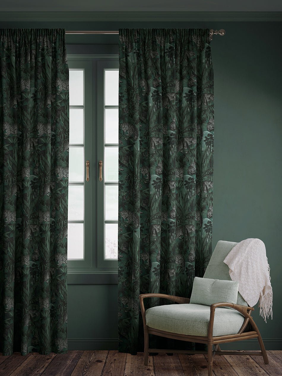 Faunacation Recycled Velvet Fabric - Jungle - Divine Savages - DVS066SP-JUNG-FAU-VEL - Premier Wallcovering