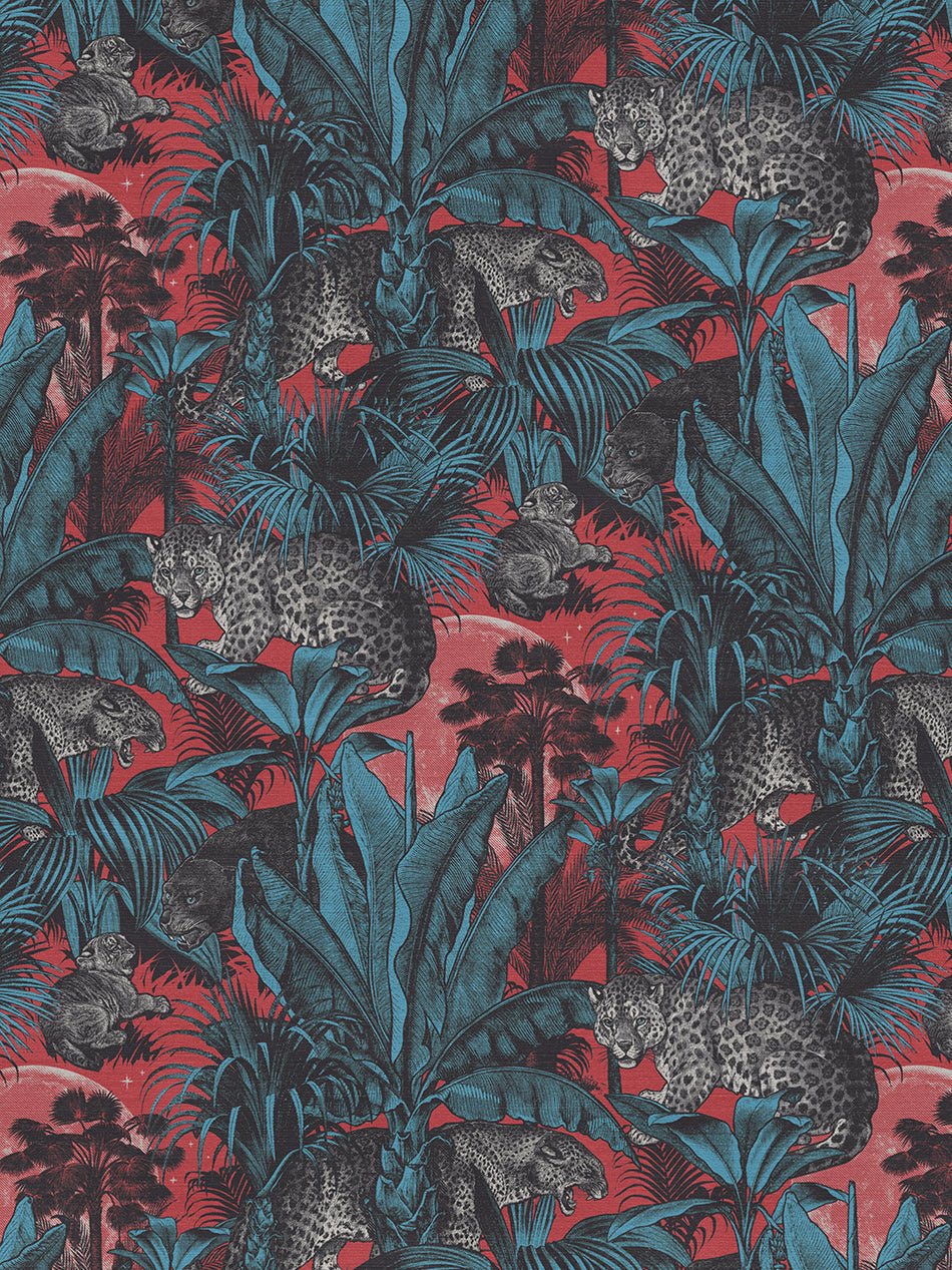Faunacation Recycled Velvet Fabric - Majestic - Divine Savages - DVS003SP-FAU-MAJ-VEL - Premier Wallcovering