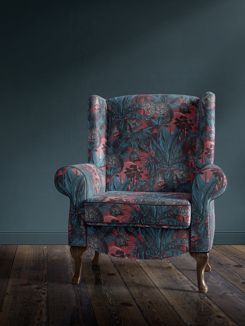 Faunacation Recycled Velvet Fabric - Majestic - Divine Savages - DVS003SP-FAU-MAJ-VEL - Premier Wallcovering