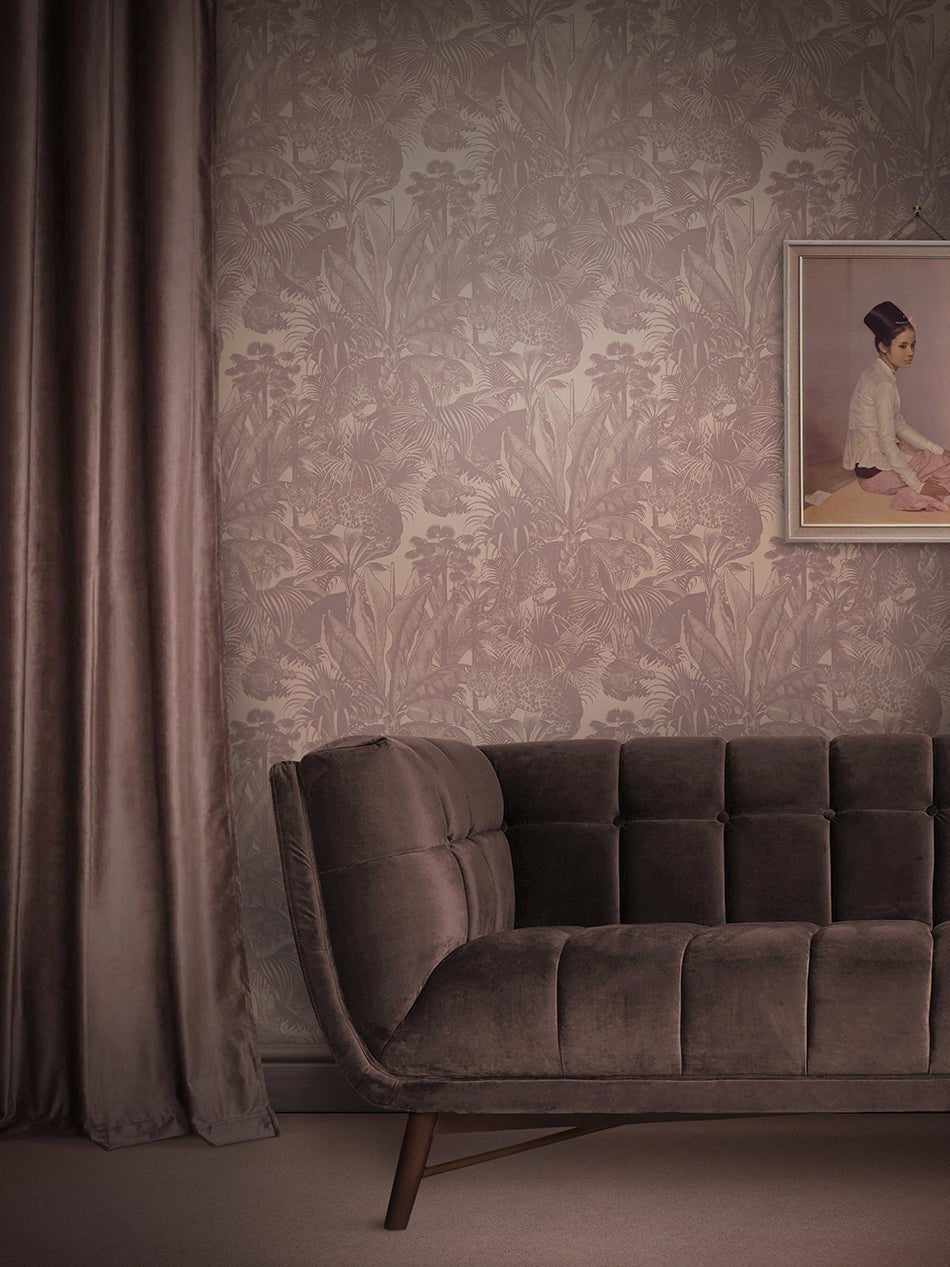 Faunacation Wallpaper - Bengal Blush - Divine Savages - DVS121-FAU-BLUSH-WR - Premier Wallcovering