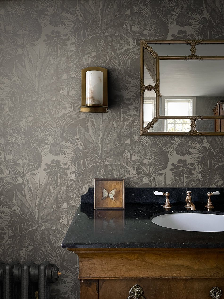 Faunacation Wallpaper - Savannah Gold - Divine Savages - DVS122-FAU-GOLD-WR - Premier Wallcovering