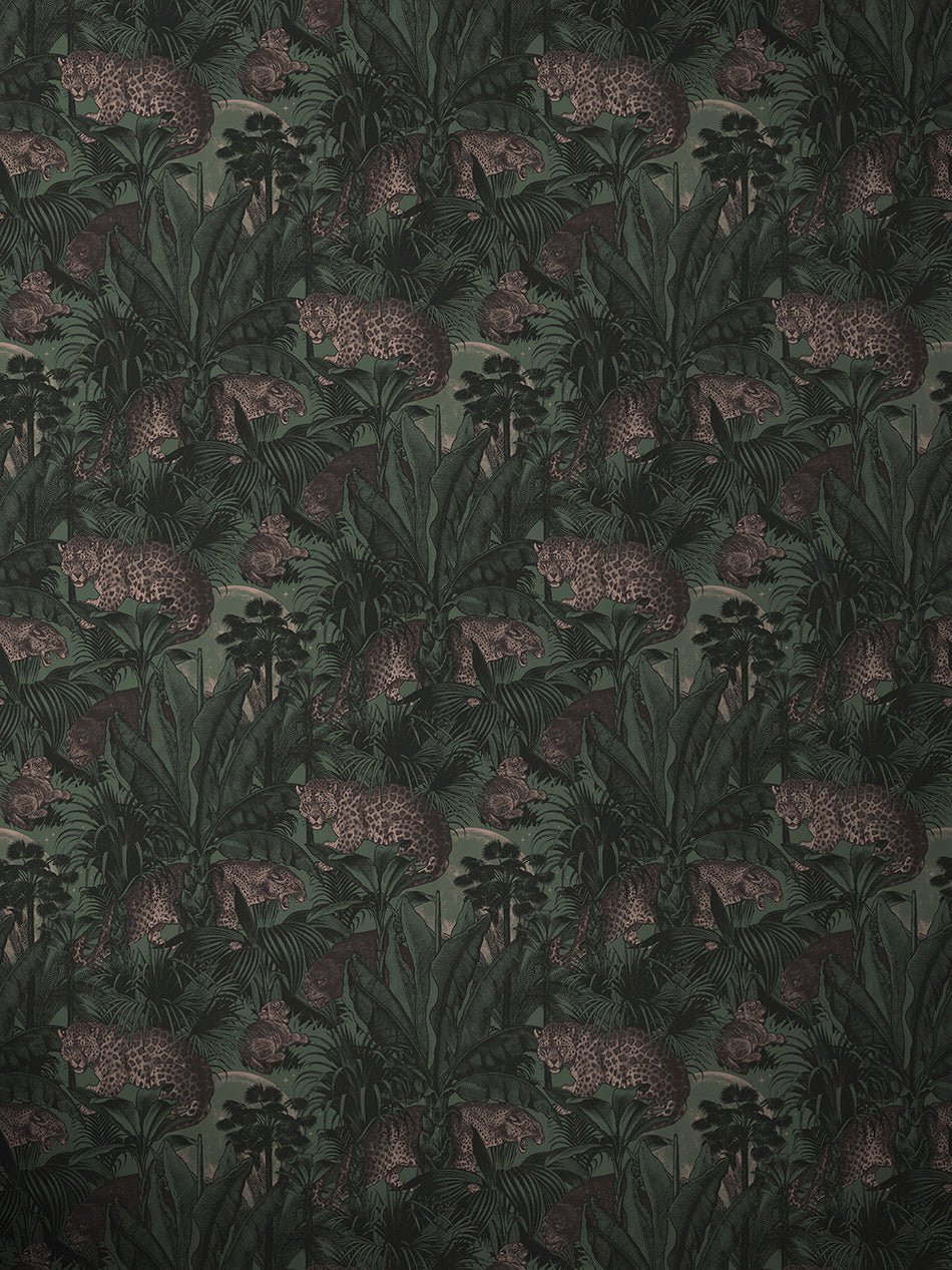 Faunacation Wallpaper - Hunter Green - Divine Savages - DVS119-FAU-HUGRE-WR - Premier Wallcovering