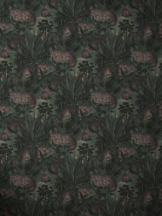 Faunacation Wallpaper - Hunter Green - Divine Savages - DVS119-FAU-HUGRE-WR - Premier Wallcovering