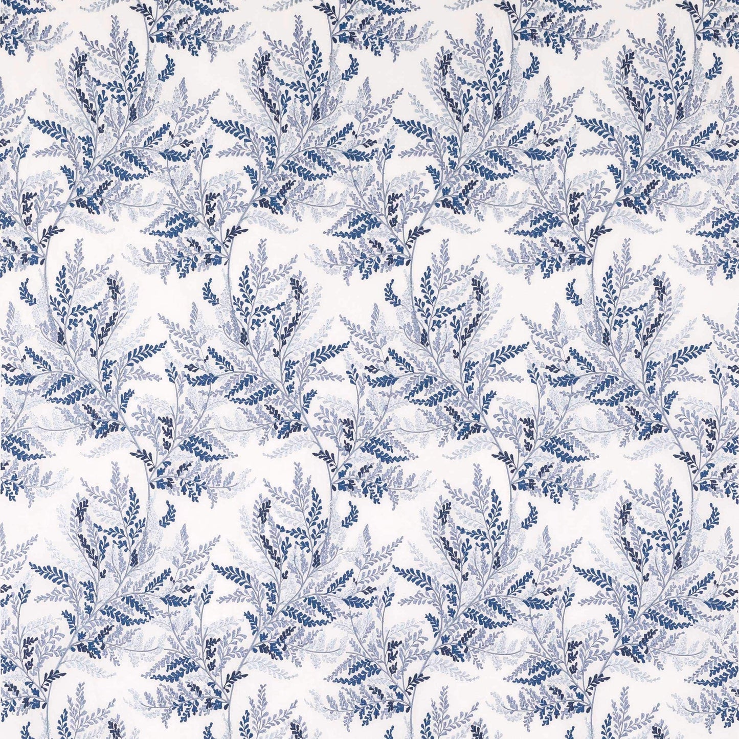 Faustine Fabric - Marine - Manuel Canovas - M4101-01 - Premier Wallcovering