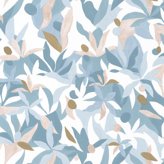 Fauve Wallpaper - Bleu Beige  - Caselio - 102166020 - Premier Wallcovering