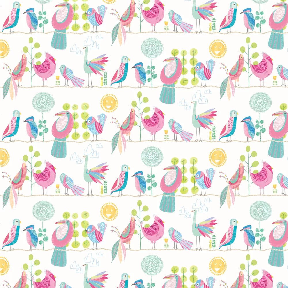 Feather Fandango Wallpaper - Candy Apple - Ohpopsi - WGU50141W - Premier Wallcovering