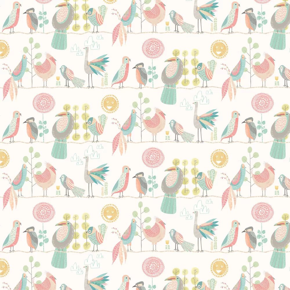 Feather Fandango Wallpaper - Ballet Slipper - Ohpopsi - WGU50143W - Premier Wallcovering