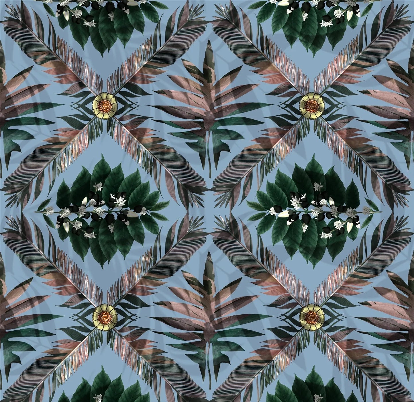 Feather Park Fabric - Ruisseau - Christian Lacroix - FCL7064/02 - Premier Wallcovering