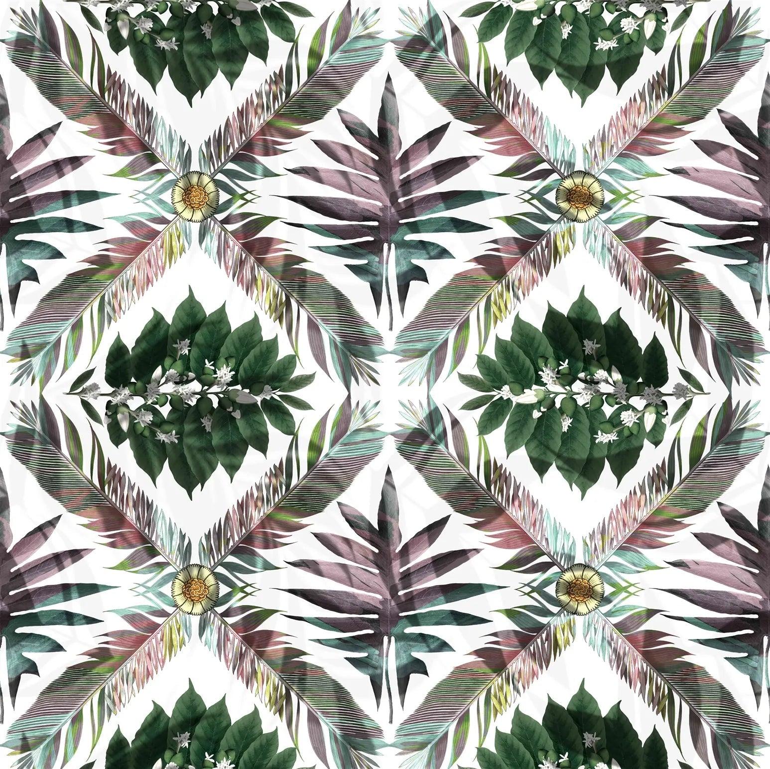 Feather Park Fabric - Pearl - Christian Lacroix - FCL7064/01 - Premier Wallcovering