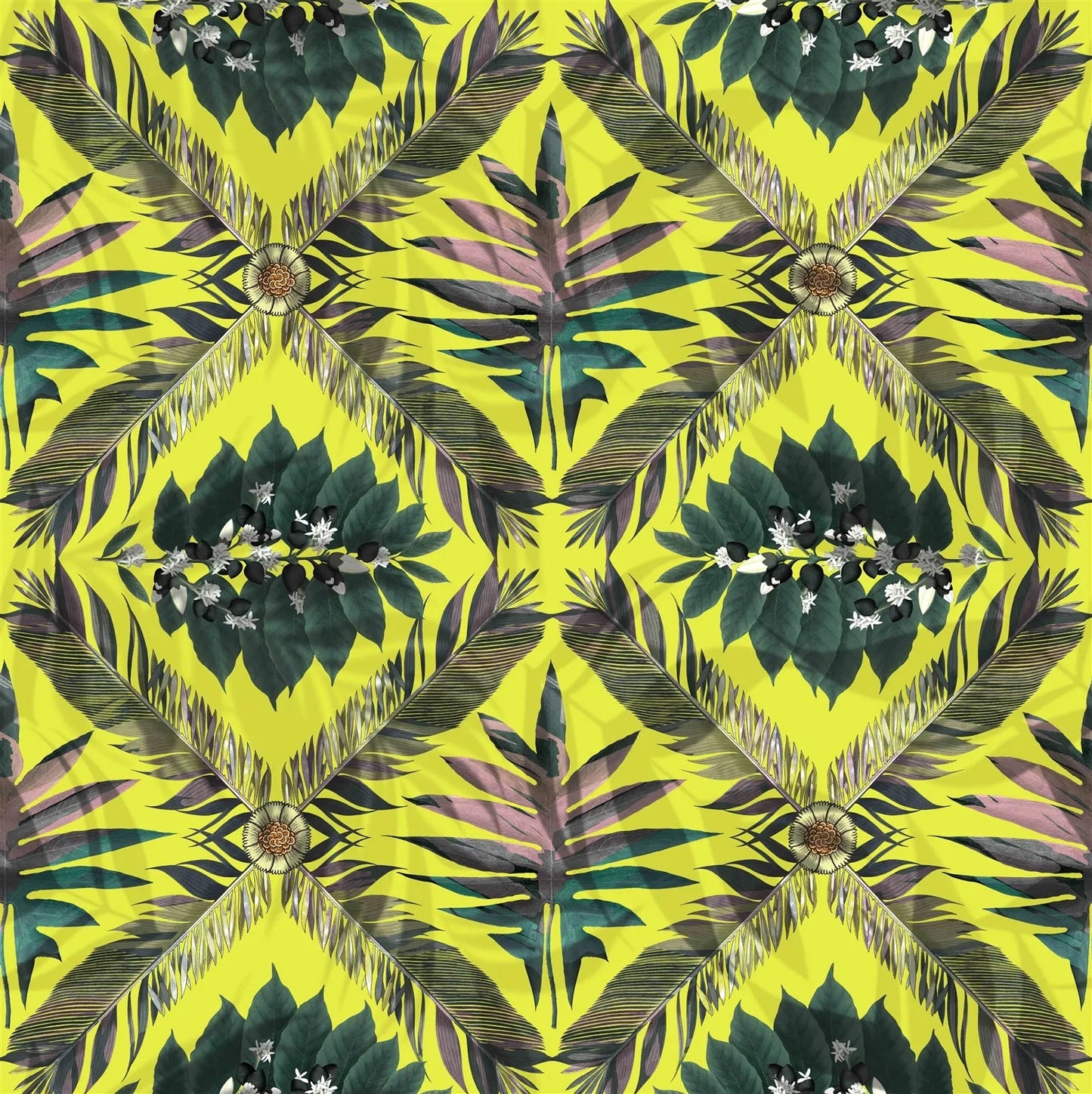 Feather Park Soft Fabric - Iris - Christian Lacroix - FCL7063/02 - Premier Wallcovering