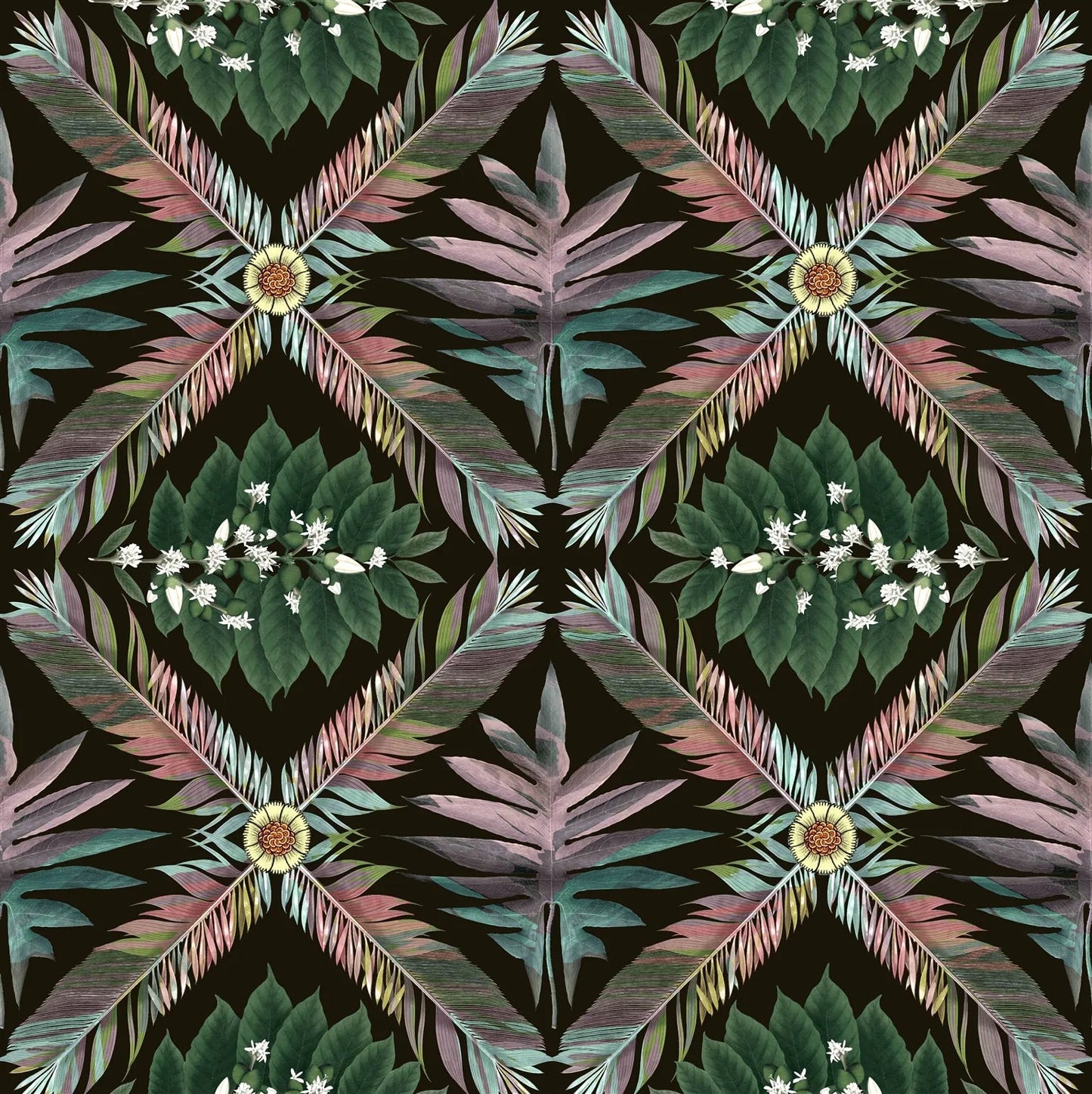 Feather Park Soft Fabric - Jais - Christian Lacroix - FCL7063/01 - Premier Wallcovering