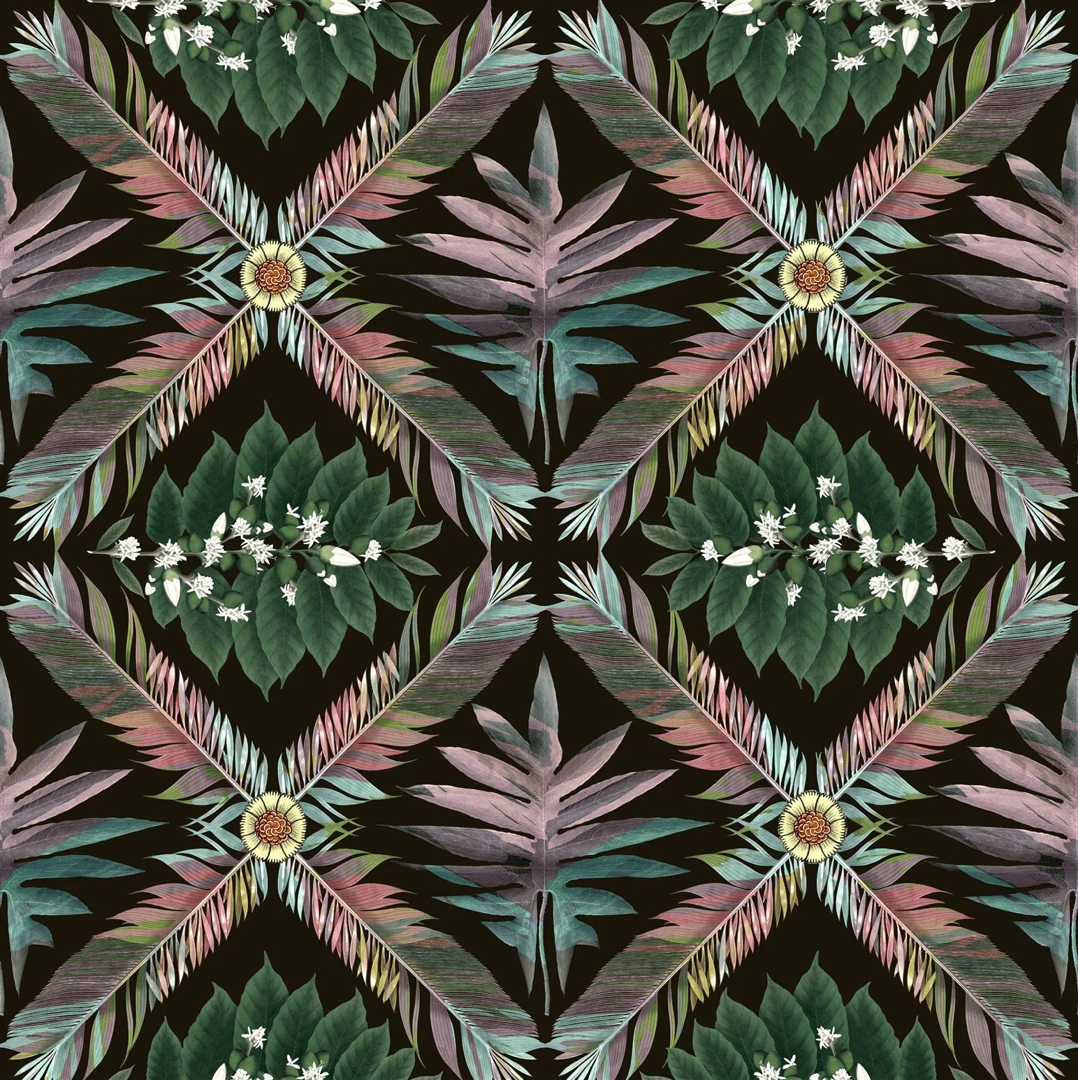 Feather Park Soft Fabric - Jais - Christian Lacroix - FCL7063/01 - Premier Wallcovering