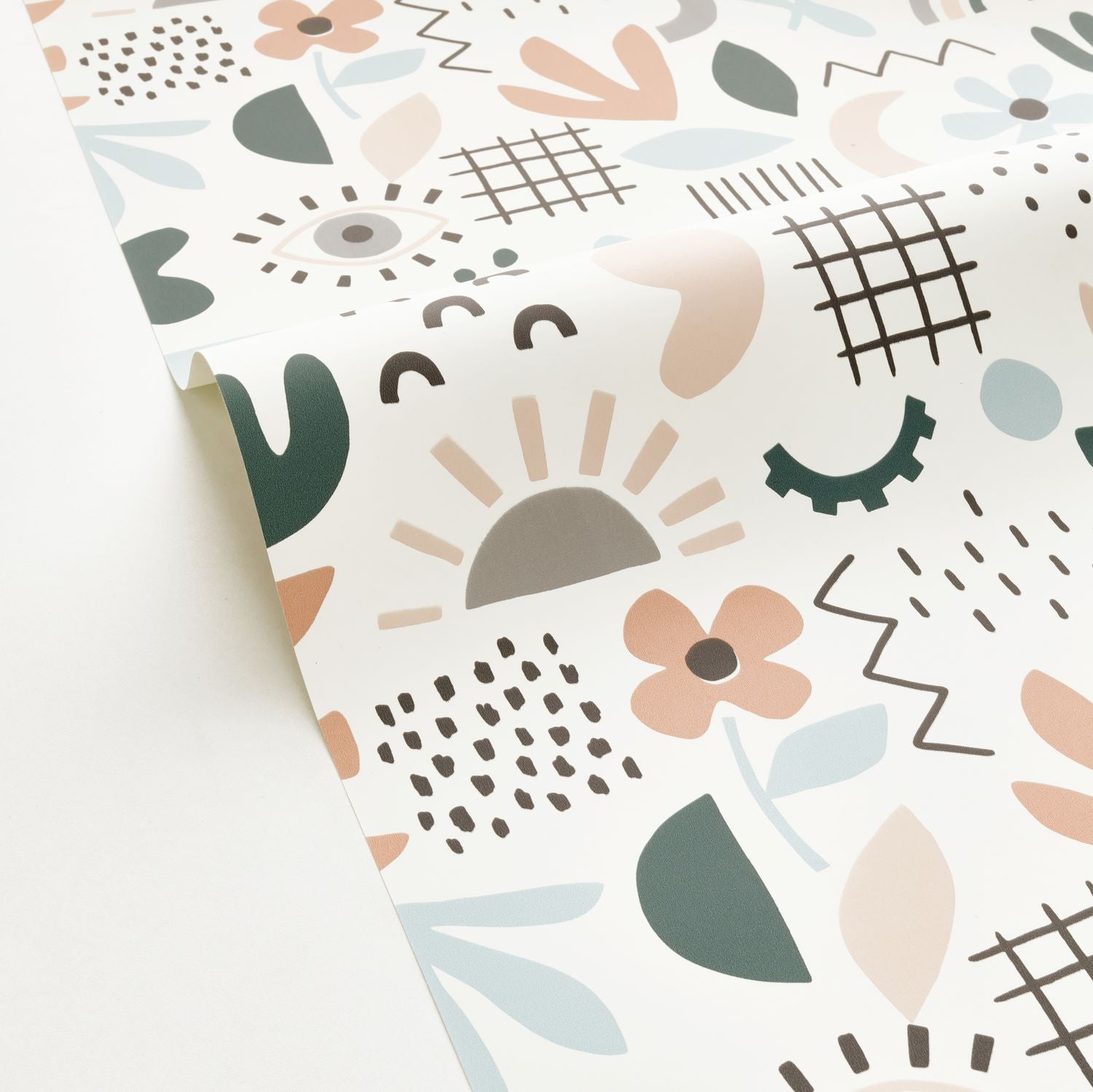 Feel Good Wallpaper - Bleu Vert - Caselio - 103286071 - Premier Wallcovering