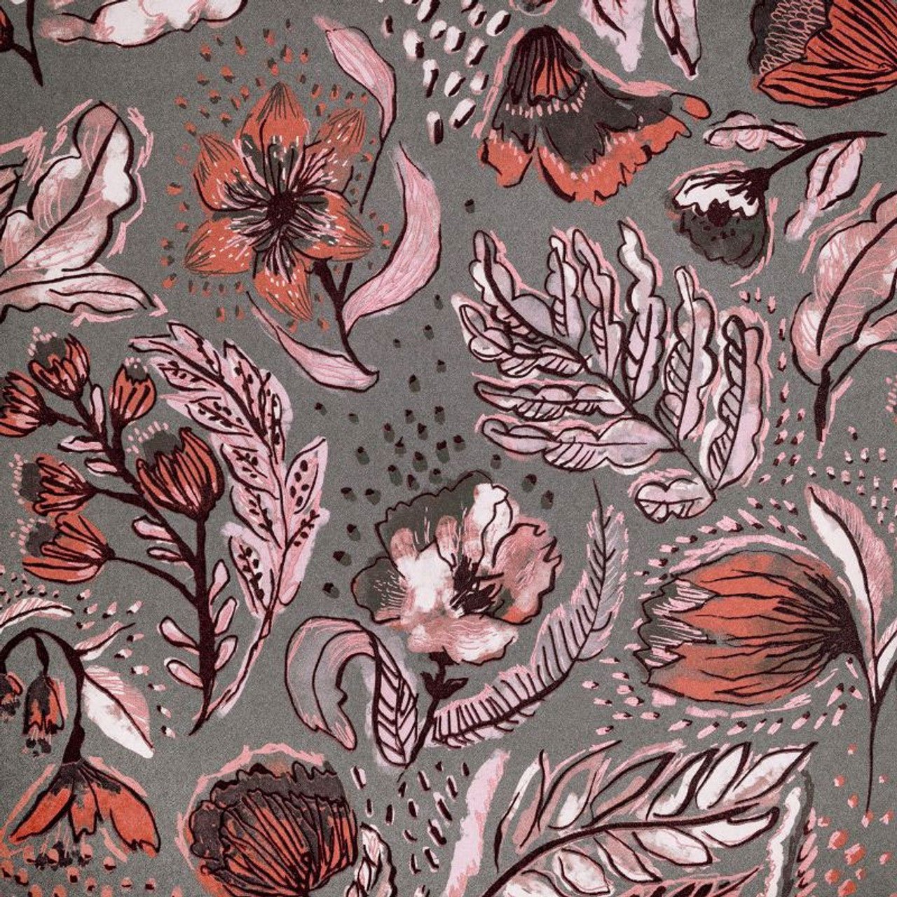 Felice Pepper Wallpaper - Chili - Hohenberger - 81331 - Premier Wallcovering