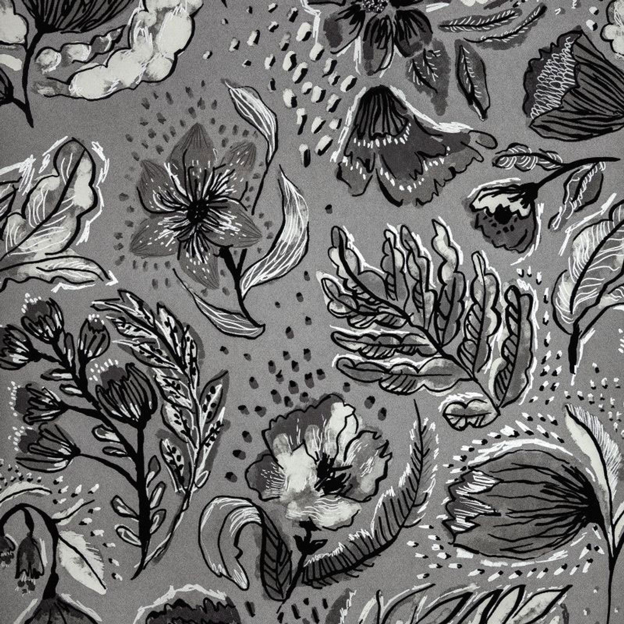 Felice Pepper Wallpaper - Black Cumin - Hohenberger - 81335 - Premier Wallcovering