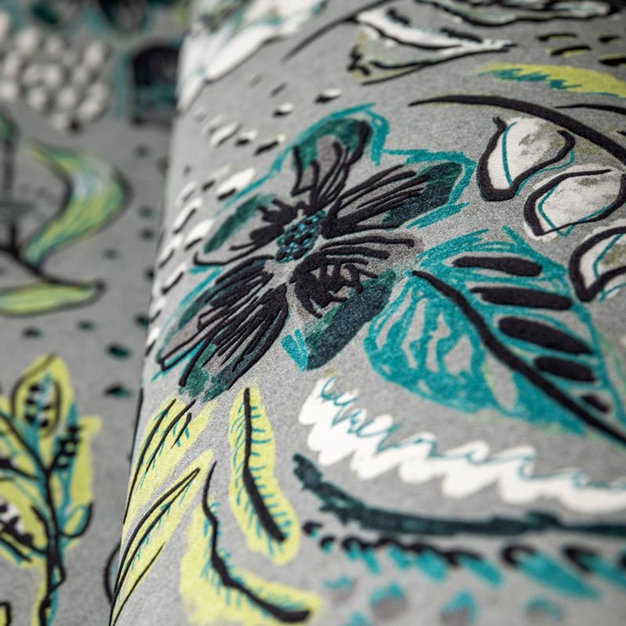 Felice Pepper Wallpaper - Spirulina - Hohenberger - 81334 - Premier Wallcovering