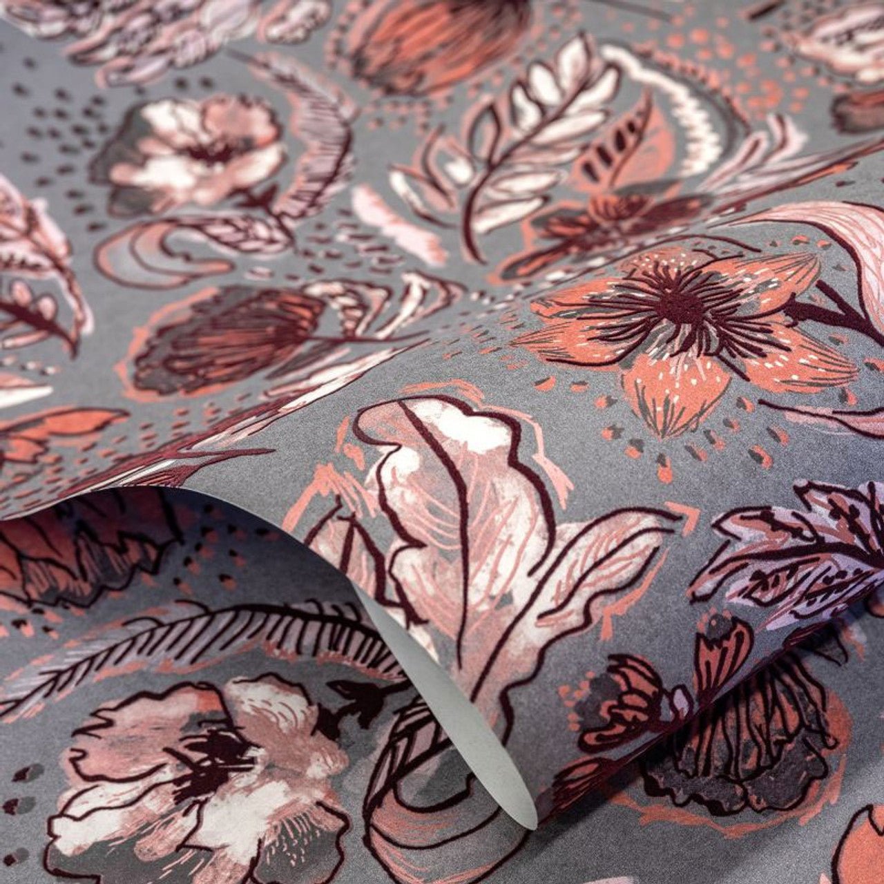 Felice Pepper Wallpaper - Chili - Hohenberger - 81331 - Premier Wallcovering