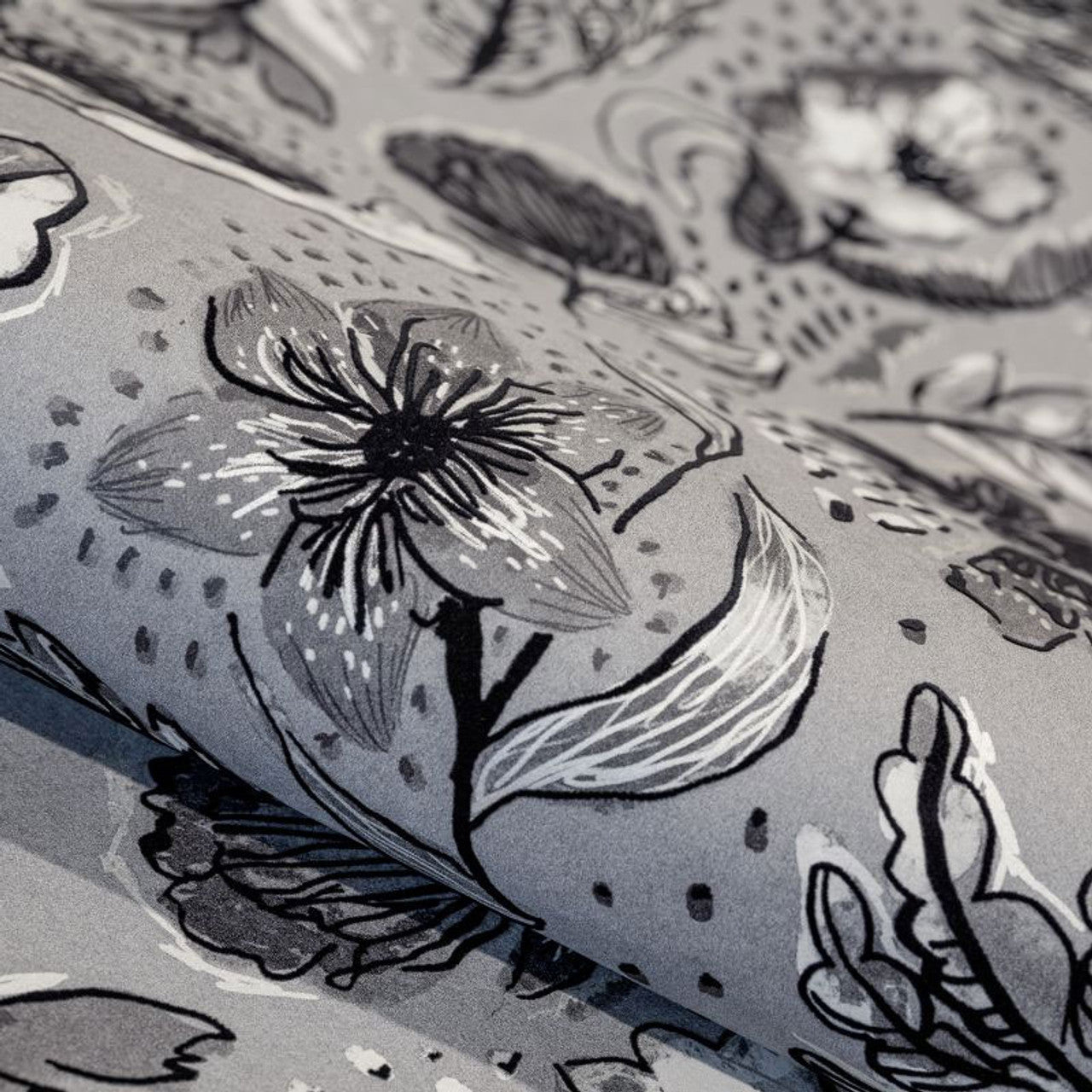 Felice Pepper Wallpaper - Black Cumin - Hohenberger - 81335 - Premier Wallcovering