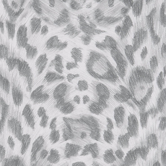 Felis Wallpaper - Silver - Clarke & Clarke - Emma J Shipley - W0115/09 - Premier Wallcovering