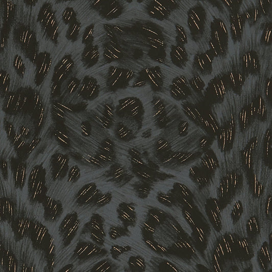 Felis Wallpaper - Charcoal/Rose Gold - Clarke & Clarke - Emma J Shipley - W0115/03 - Premier Wallcovering