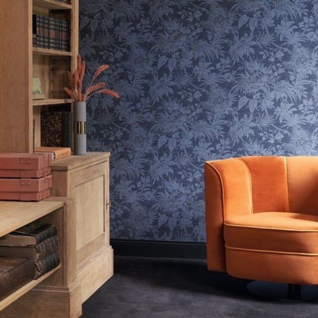 Fern Five O'Clock Wallpaper - Beige Lin - Casadeco - 85781145 - Premier Wallcovering