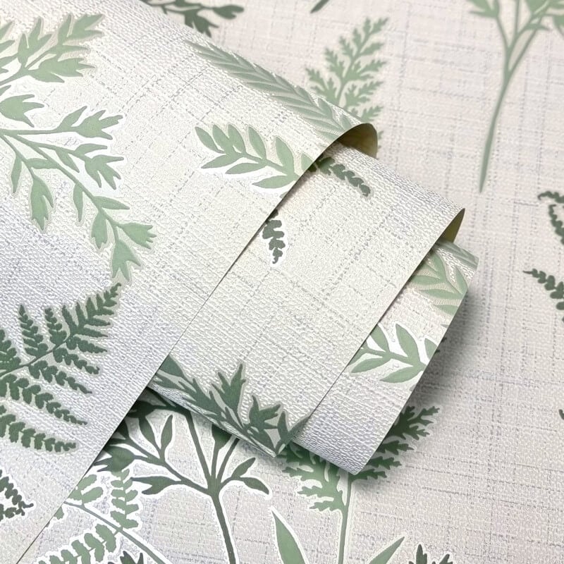 Fern Leaf Wallpaper - Green - Fine Décor - FD43769 - Premier Wallcovering