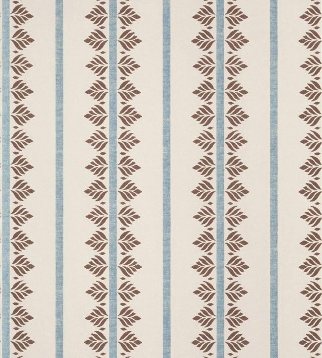 Fern Stripe Wallpaper - Brown and Slate - AT15106 - Anna French - Premier Wallcovering
