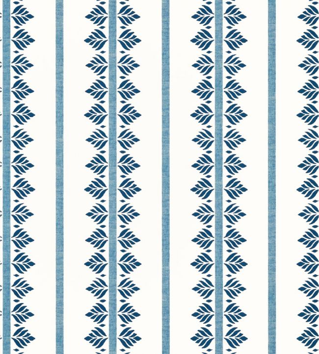 Fern Stripe Wallpaper - Navy - AT15101 - Anna French - Premier Wallcovering