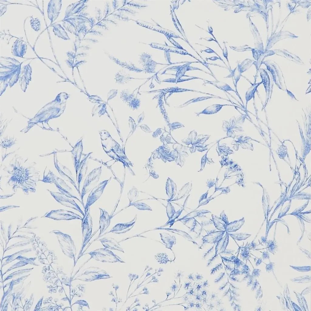 Fern Toile Wallpaper - Bluebell - Ralph Lauren - PRL710/02 - Premier Wallcovering