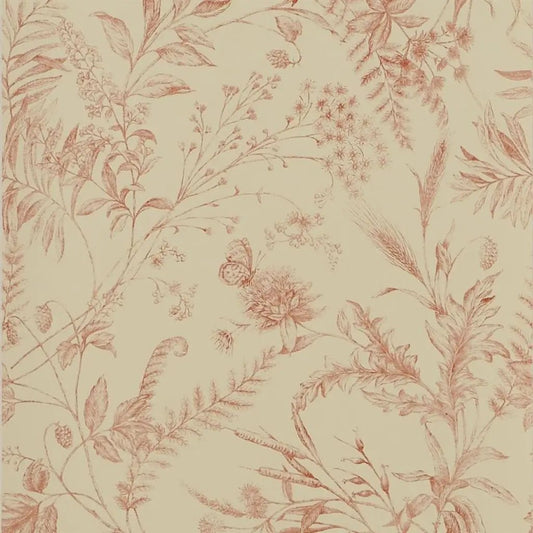 Fern Toile Wallpaper - Vintage Tea - Ralph Lauren - PRL710/07 - Premier Wallcovering