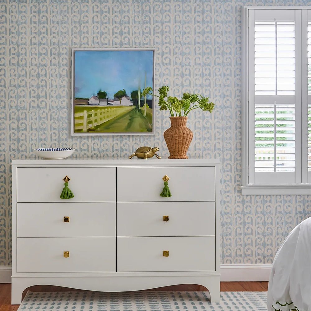 Fern Wallpaper - Blue - Blithfield - 688-01 - Premier Wallcovering