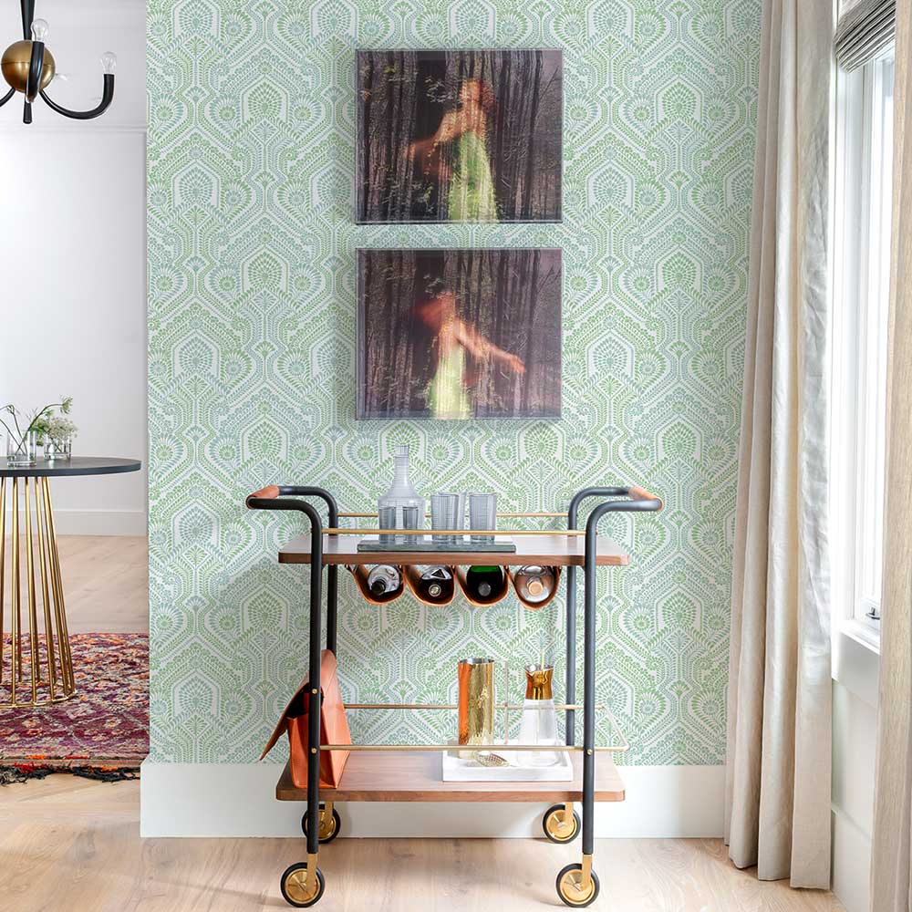 Fernback Wallpaper - Green - A Street Prints - FD26614 - Premier Wallcovering