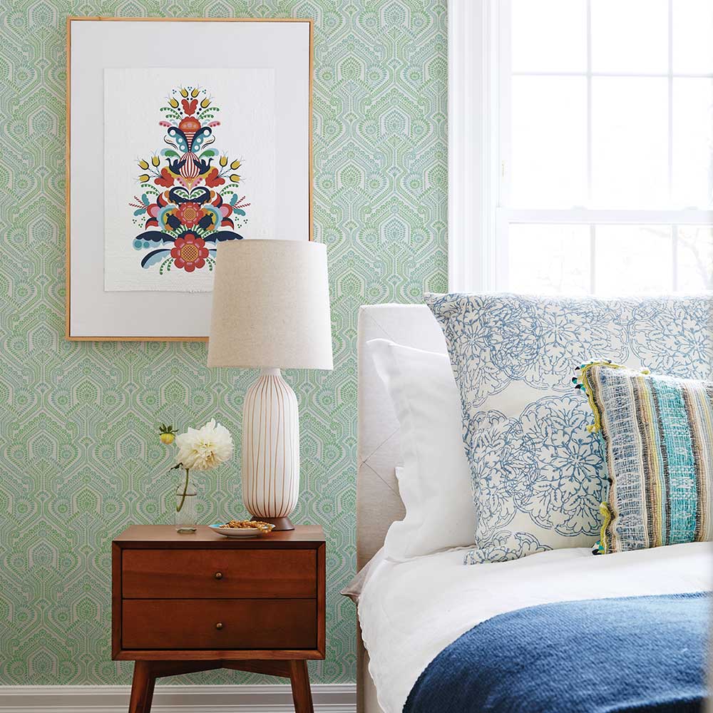 Fernback Wallpaper - Green - A Street Prints - FD26614 - Premier Wallcovering