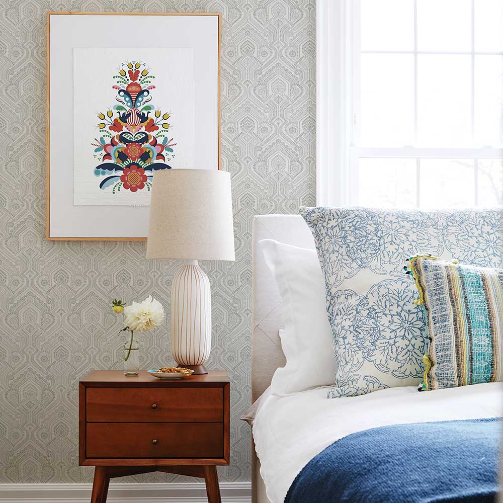 Fernback Wallpaper - Grey - A Street Prints - FD26612 - Premier Wallcovering