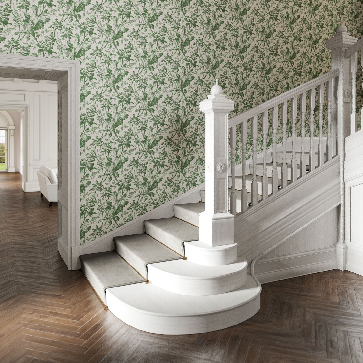Fernbrook Wallpaper - Juniper - Warner House - Premier Wallcovering