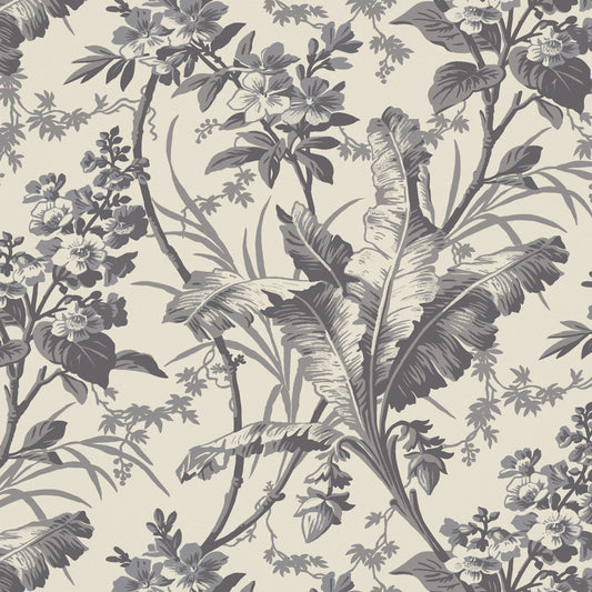Fernbrook Wallpaper - Charcoal - Warner House - Premier Wallcovering