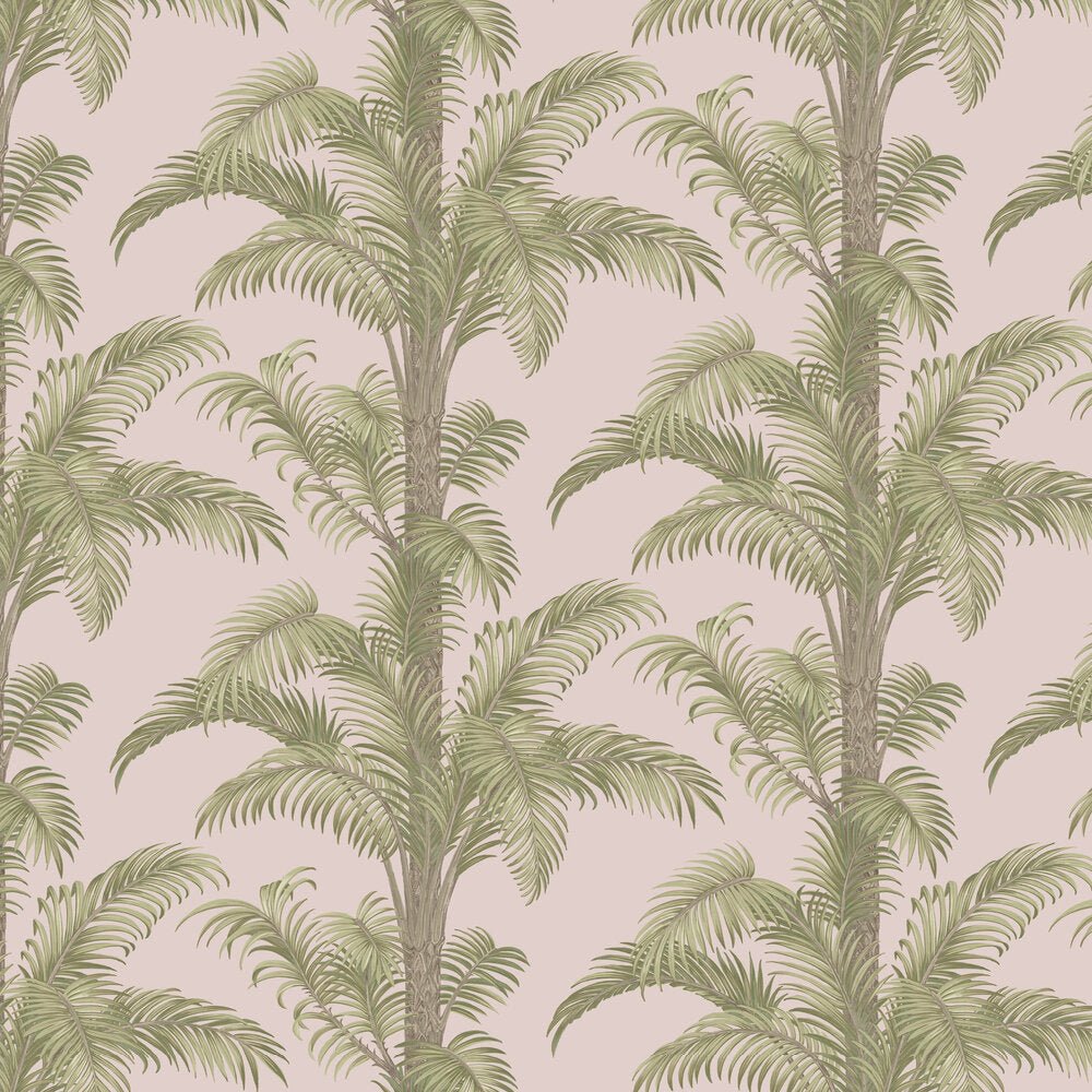 Ferndale Wallpaper - Coral Pink - Timothy Wilman - TW2520 - Premier Wallcovering