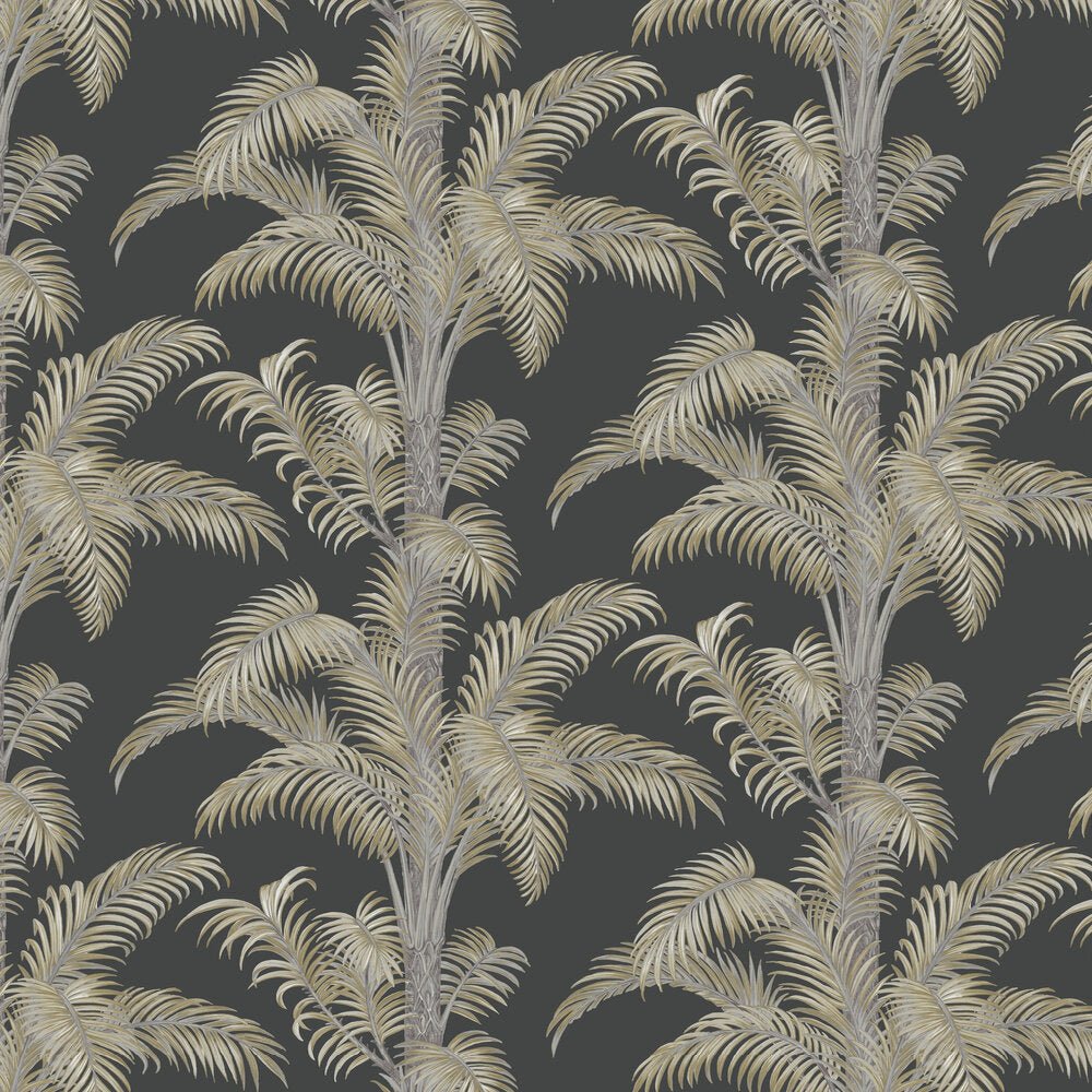 Ferndale Wallpaper - Charcoal Ink - Timothy Wilman - TW2519 - Premier Wallcovering