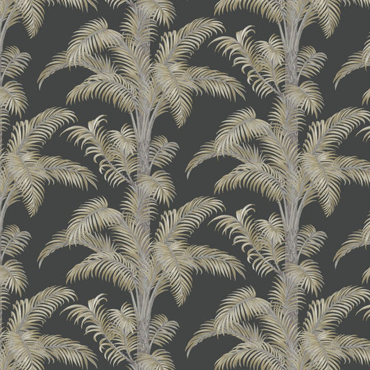 Ferndale Wallpaper - Charcoal Ink - Timothy Wilman - TW2519 - Premier Wallcovering